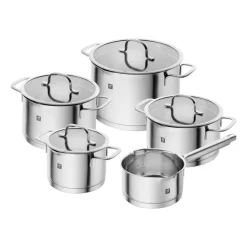 Ensemble de cocottes Zwilling TrueFlow 5 Pièces, Argenté