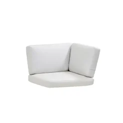 Ensemble de coussins Connect pour module d'angle, Cane-Line Natté white