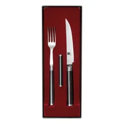 Ensemble de couteau et fourchette Kai Shun Classic, Chrome-noir