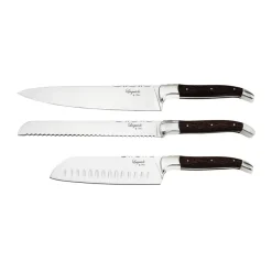 Ensemble de couteaux de chef Laguiole By Hâws 3 pièces, Wengé