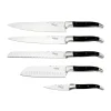 Ensemble de couteaux de chef Laguiole By Hâws 5 pièces, Black Wood