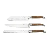 Ensemble de couteaux de chef Laguiole By Hâws 3 pièces, Olive