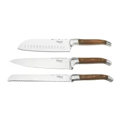 Ensemble de couteaux de chef Laguiole By Hâws 3 pièces, Olive