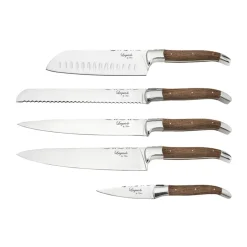 Ensemble de couteaux de chef Laguiole By Hâws 5 pièces, Oak