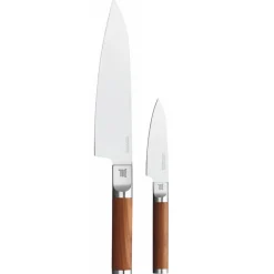 Ensemble de couteaux Norden couteau de chef + couteau à légumes 2 pièces, Acier inoxydable-bouleau