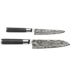 Ensemble de couteaux santoku & petty Satake Kuro, 2 pièces