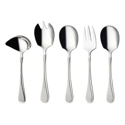 Ensemble de couverts à servir Carina 5 pièces, Acier inoxydable
