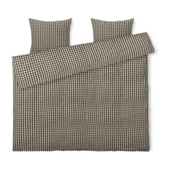 Ensemble de lit Bæk&Bølge 220x220 cm, Sable noir