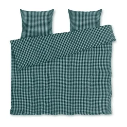 Ensemble de lit Bæk&Bølge 220x220 cm, Vert-bleu clair
