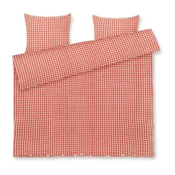 Ensemble de lit Bæk&Bølge 220x220 cm, Rouge-jaune