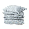 Ensemble de lit Blue Floral Printed Cotton Sateen, 50x60 cm, 220x220 cm