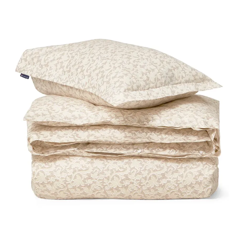 Ensemble de lit Grapevine Printed 220x220 cm, Beige