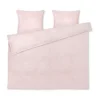 Ensemble de lit Monochrome Lines 220x220 cm, Rose-blanc
