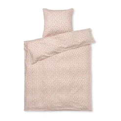 Ensemble de lit Pleasantly 150x210 cm, Blanc-rose