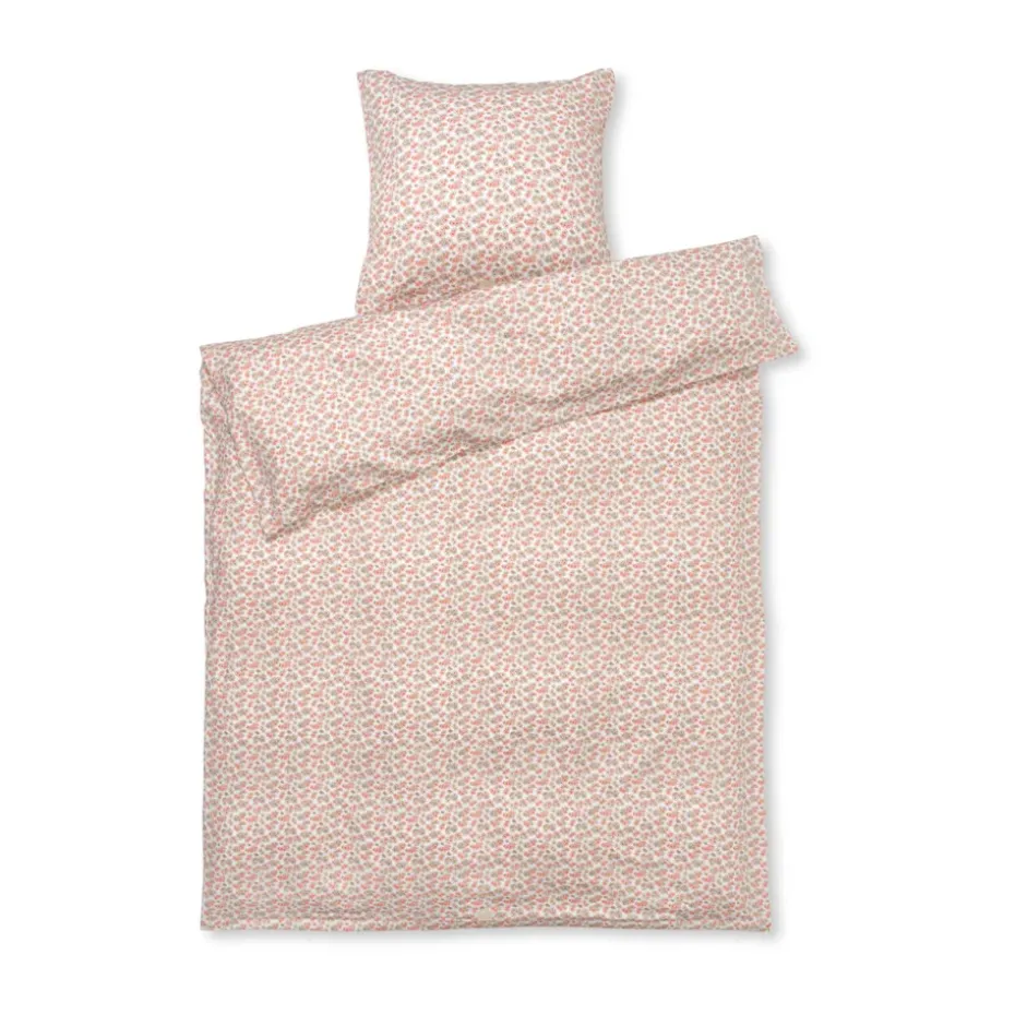 Ensemble de lit Pleasantly 150x210 cm, Blanc-rose
