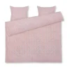 Ensemble de lit Pleasantly 220x220 cm, Bleu clair-rose