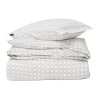 Ensemble de lit Rattan Printed 150x210 cm, White