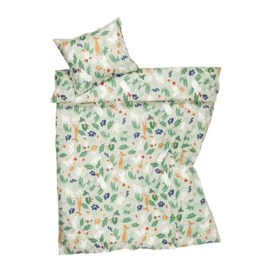 Ensemble de literie Moomin 150x210 cm, Blomsterträdgård
