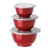 Ensemble de mini-bols Margrethe, lot de 3, Rouge