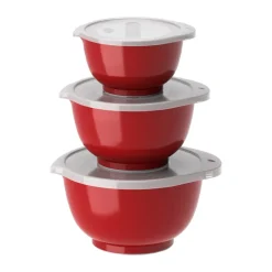 Ensemble de mini-bols Margrethe, lot de 3, Rouge