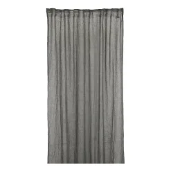 Ensemble de rideaux Mirja 130x275 cm, Noir-gris
