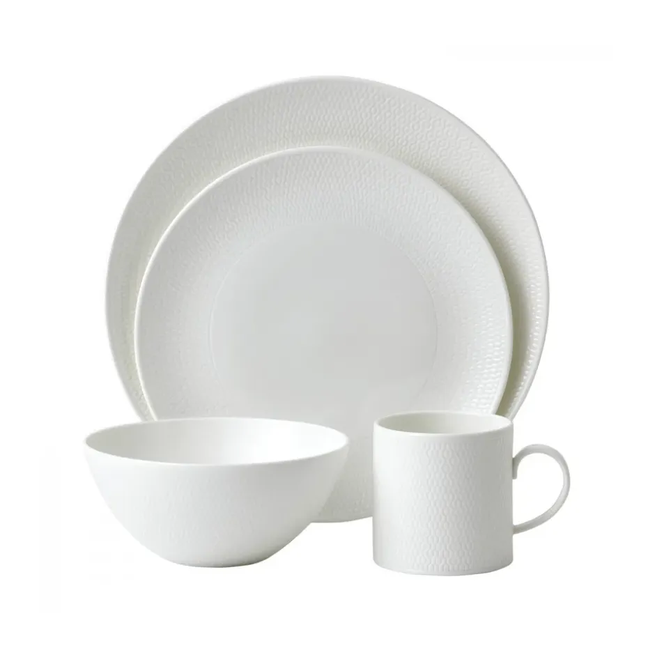 Ensemble de vaisselle Gio 16 pièces, blanc