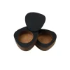 Ensemble sel & poivre Curve lot de 2, Naturel-noir anthracite