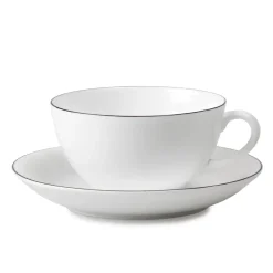 Ensemble tasse à thé Nature rond, Tasse à thé + soucoupe