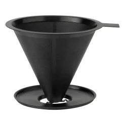 Entonnoir à café à mailles fines Nohr slow brew, Black metallic