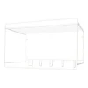Etagère à chapeaux Uptown, Blanc