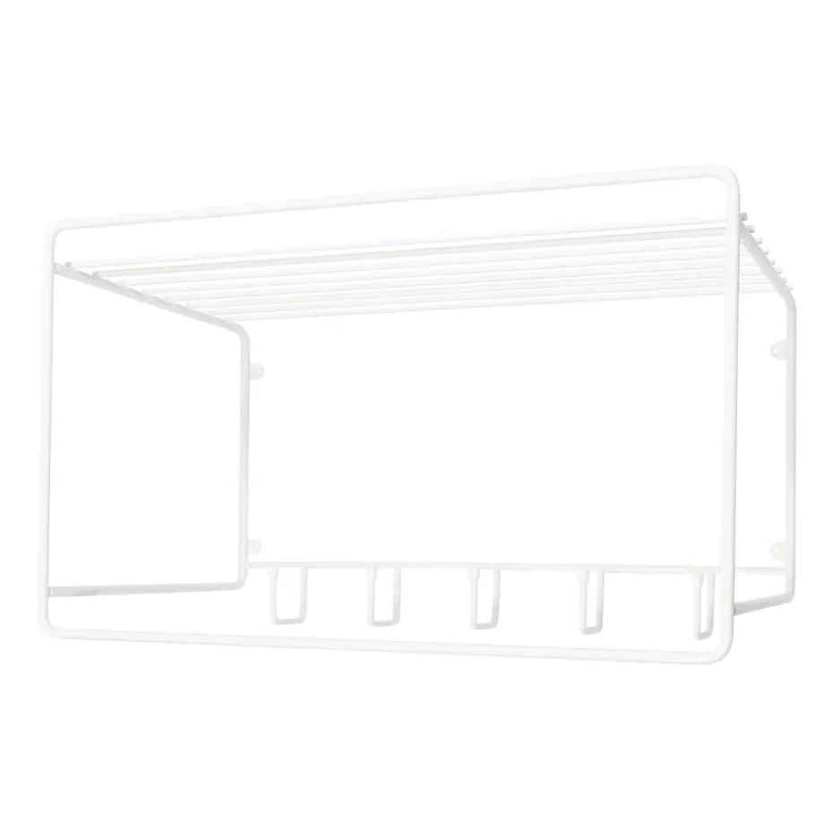 Etagère à chapeaux Uptown, Blanc