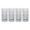 Ethno longdrinksVerre 43,4 cl Lot de 4, Transparent