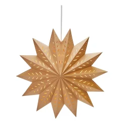 Etoile de l'avent Alfa marron, 50 cm