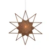 Etoile de l'avent Karin Ø70 cm, Marron
