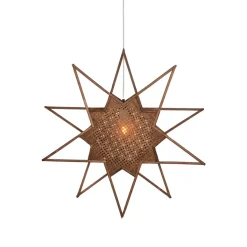 Etoile de l'avent Karin Ø70 cm, Marron