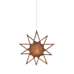 Etoile de l'avent Karin Ø45 cm, Marron