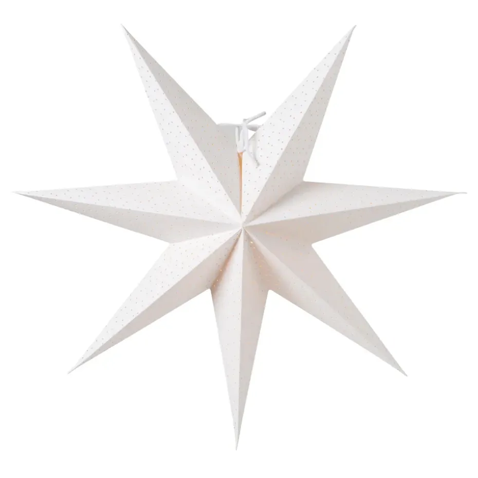 Etoile de Noël Aino Slim blanc, 44 cm