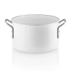 Eva Trio White Line marmite en céramique antiadhésive, 3,8 L