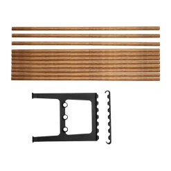 Extension de banc Nostalgi 100 cm, Bambou-noir