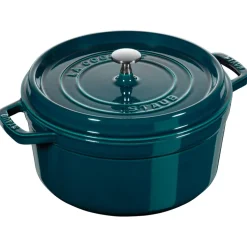 Faitout rond La Mer, trois couches d'émail, 6,7 l