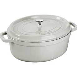 Fait-tout Staub White Truffle oval, 5,5 l