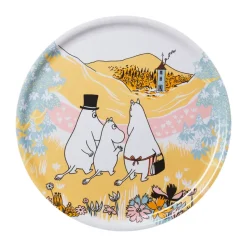 Family time plateau Mumin, Ø35 cm