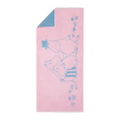 Family time serviette de bain Mumin, 70x140 cm