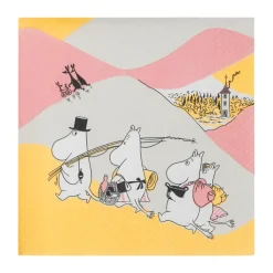 Family time serviette en papier 33x33 cm, pack de 20, Multi