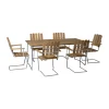 Fauteuil A2, Chêne huilé-structure en acier avec galvanisation à chaud