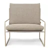 Fauteuil Desert, Cashmere-Dark sand