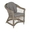 Fauteuil Kamomill avec coussin d'assise et de dossier, Beige-sable