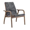 Fauteuil Laminett chêne/peau de mouton Special Edition , Rubio Monocoat Chocolate-Charcoal