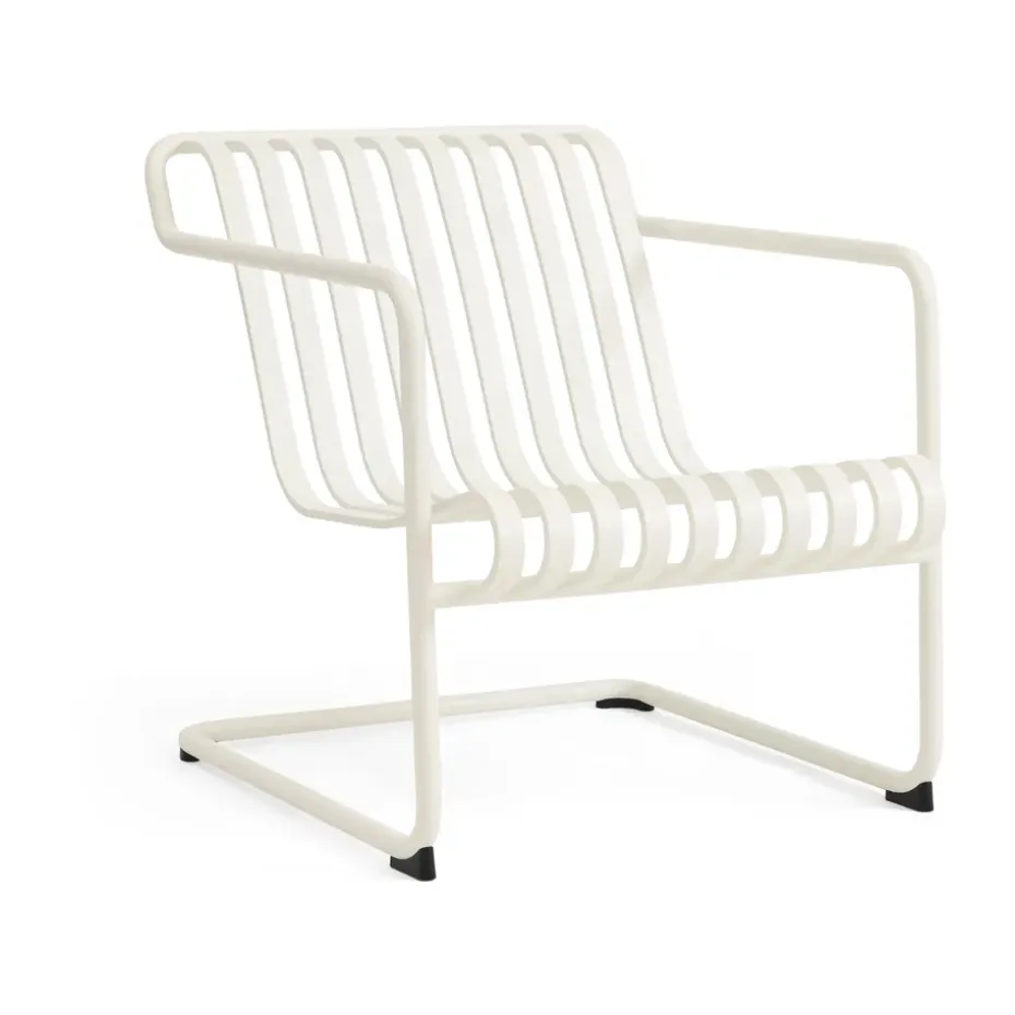 Fauteuil lounge bas Palissade Cantilever Low, Cream white