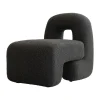 Fauteuil lounge Daiku, Deep taupe